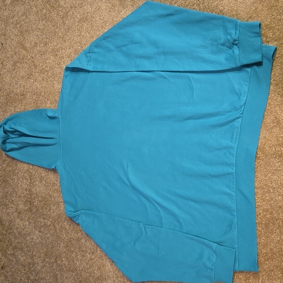 NWT Disney The Little Mermaid Women's Teal Aquamarine Hoodie Sweatshirt 3X - Picture 9 of 11